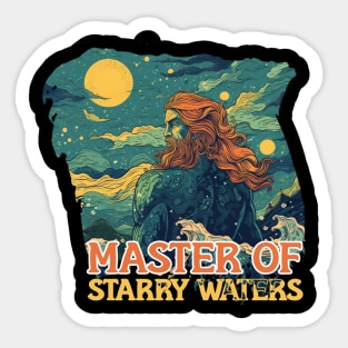 Master of Starry Waters Sticker